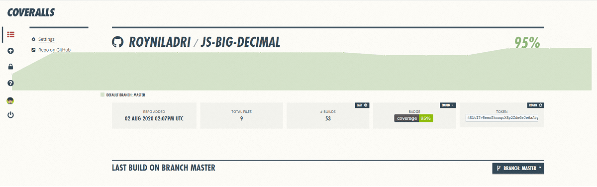 Migrating Coveralls Report from Travis-CI to GitHub Actions